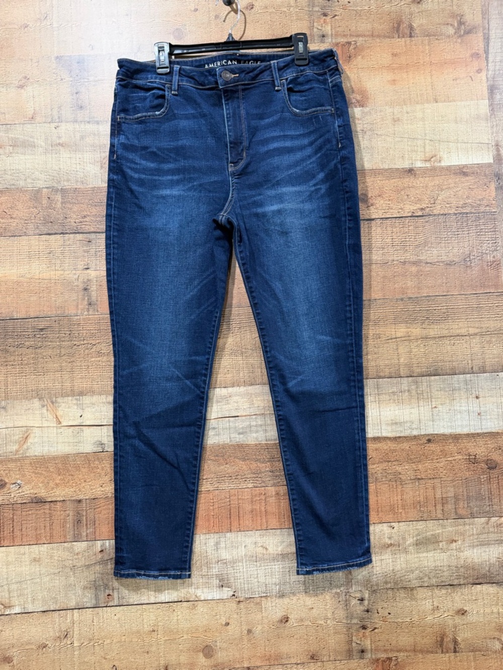 American Eagle Outfitters Indigo Blue Super Stretch High Rise Jeggings Size 18